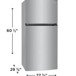 Frigidaire 27 in 13,6 cu ft refrigerator Top Freezer - FFHT1425VV