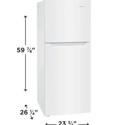 Frigidaire 24 in 10,1 ft cu refrigerator Top Freezer - FFET1022UW
