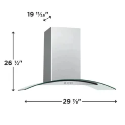 Frigidaire 30 in range hood Wall Mount 35.5