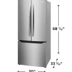 Frigidaire Gallery 28,8 Cu ft 30 In Refrigerator Bottom Freezer, French door - GRFN2023AF