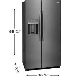 Frigidaire Gallery 36 in 22,2 cu ft refrigerator Side by side - GRSC2352AD