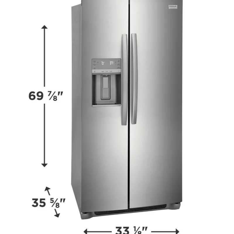 Frigidaire Gallery 33 in 22,3 Cu Ft refrigerator Side by side - GRSS2352AF