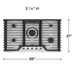 Frigidaire Gallery Cooktop   36" Gaz    - GCCG3648AS