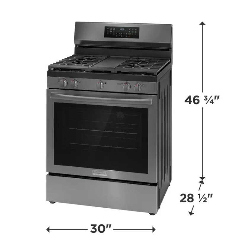Frigidaire Gallery Range 30" Electric Gas - GCRG3060BD