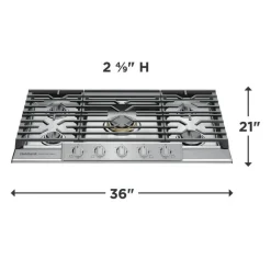 Frigidaire Professional Cooktop Gas 36"     - PCCG3680AS