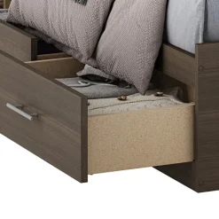 SUA-V Full Bed with 6-Drawer Storage and Headboard (54