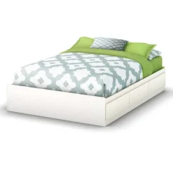 Meubles South Shore Full Bed with 3-Drawer Storage (54'') - South Shore