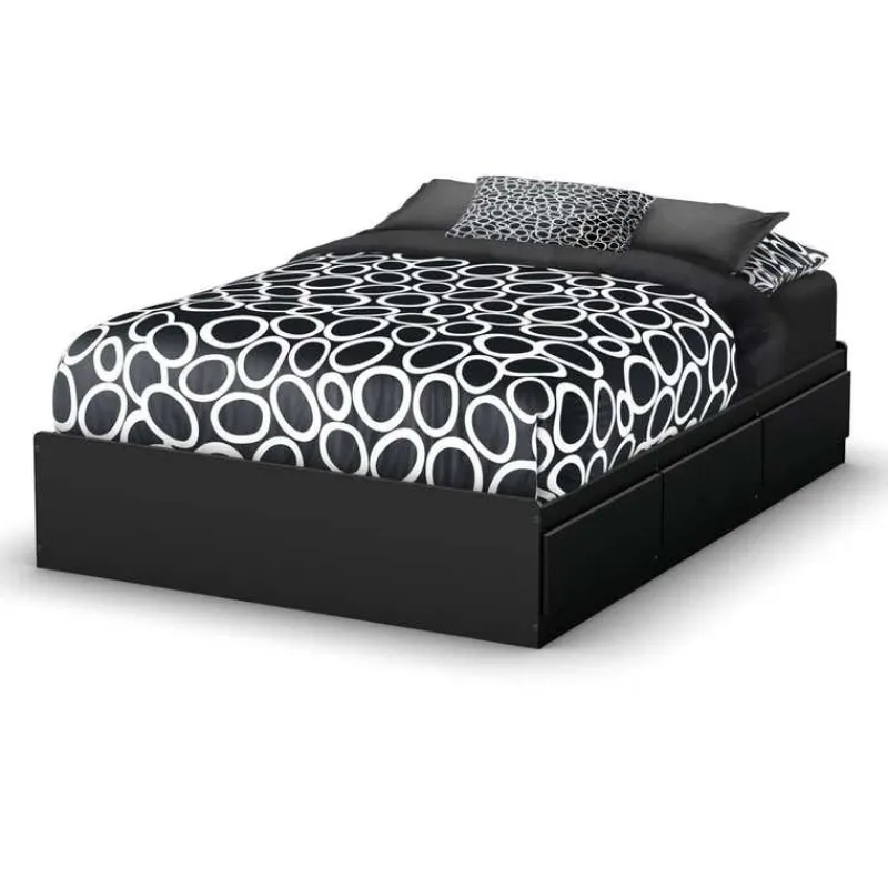 Meubles South Shore Full Bed with 3-Drawer Storage (54'') - South Shore
