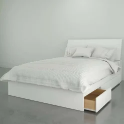 Nexera Full Bed with 3-Drawer Storage and Headboard (54