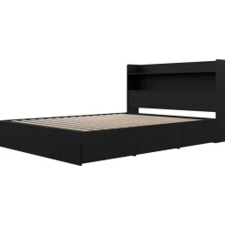 Nexera Full Bed with 3-Drawer Storage and Headboard (54") -