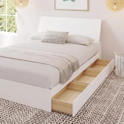 Nexera Full Bed with 3-Drawer Storage (54