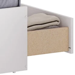 SUA-V Full Bed with 6-Drawer Storage Headboard and Nightstand (54")
