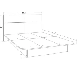 SUA-V Full Bed with Headboard (54")