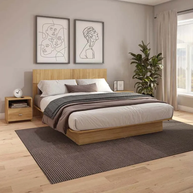 SUA-V Full Bed with Headboard (54")