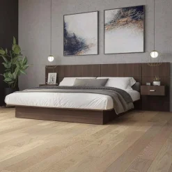 SUA-V Full Bed with Wall Units and Nightstands (54")