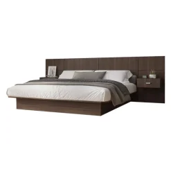 SUA-V Full Bed with Wall Units and Nightstands (54
