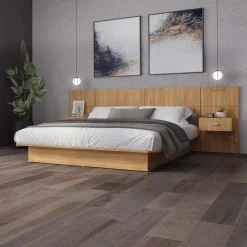 SUA-V Full Bed with Wall Units and Nightstands (54")