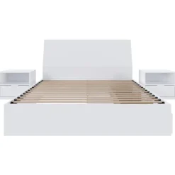 Nexera Full Bedroom Set with 3-Drawer Storage (54