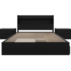 Nexera Full Bedroom Set with Storage (54") - 4pcs -