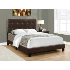 Monarch Full Leather-Look with Headboard (54