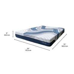ZedBed Full Medium-Firm Hybrid Mattress-in-a-Box - 54"