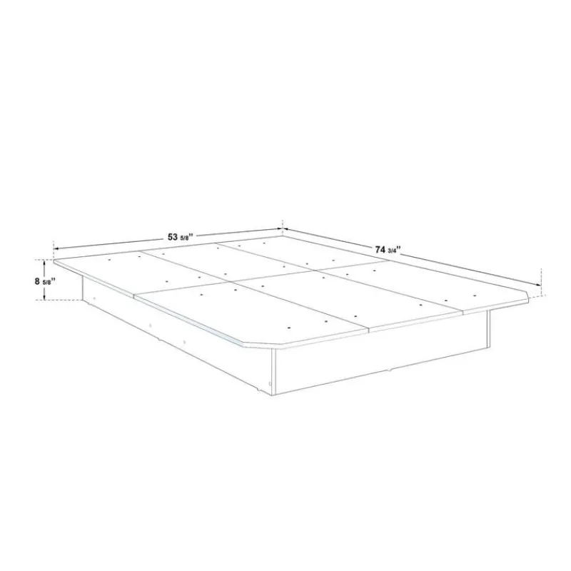 SUA-V Full Platform Bed (54'')