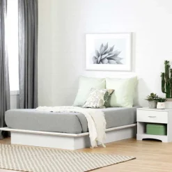 Meubles South Shore Full Platform Bed (54'') - South Shore