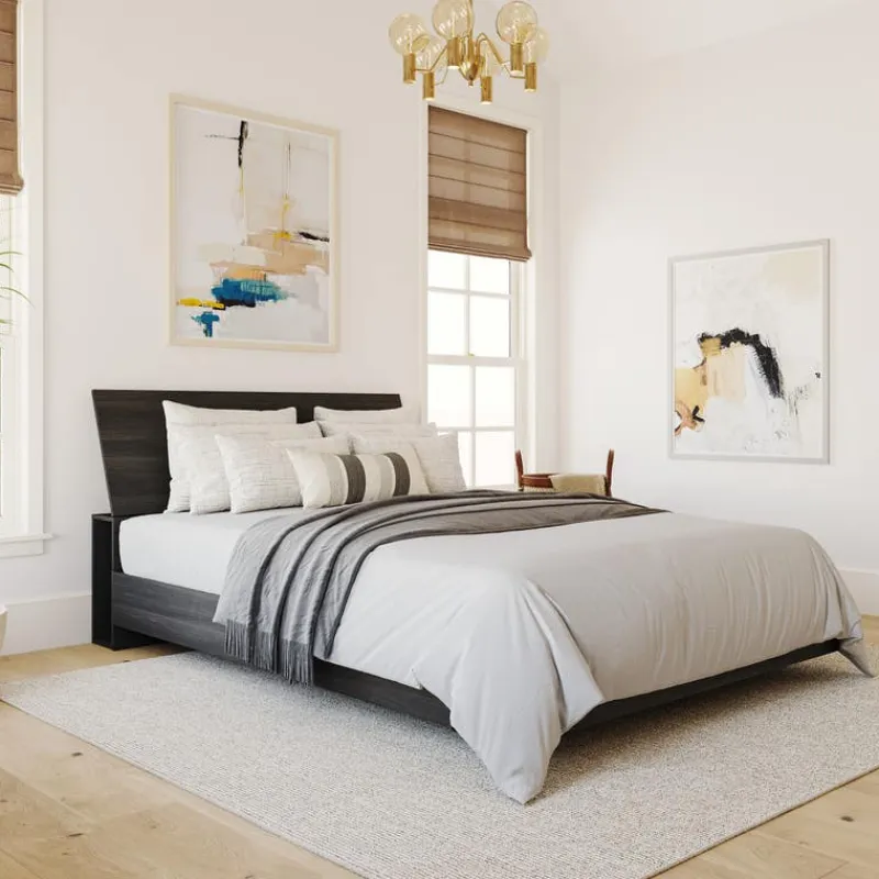 Nexera Full Platform Bed and Headboard (54") -