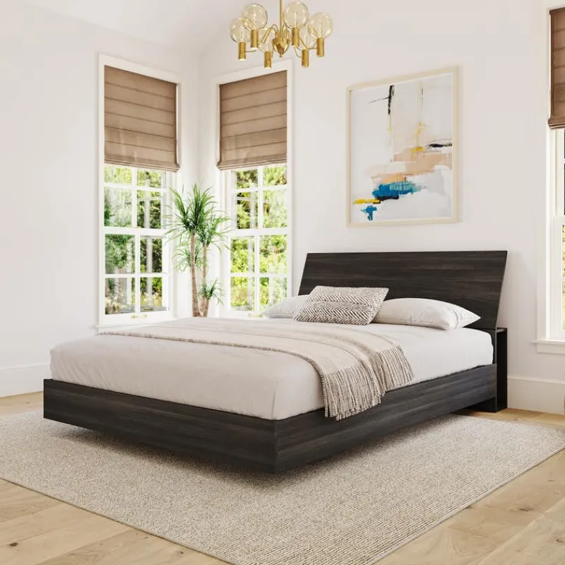 Nexera Full Platform Bed and Headboard (54") -