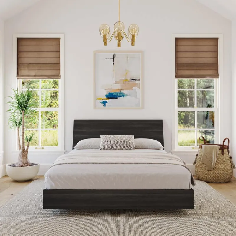 Nexera Full Platform Bed and Headboard (54") -