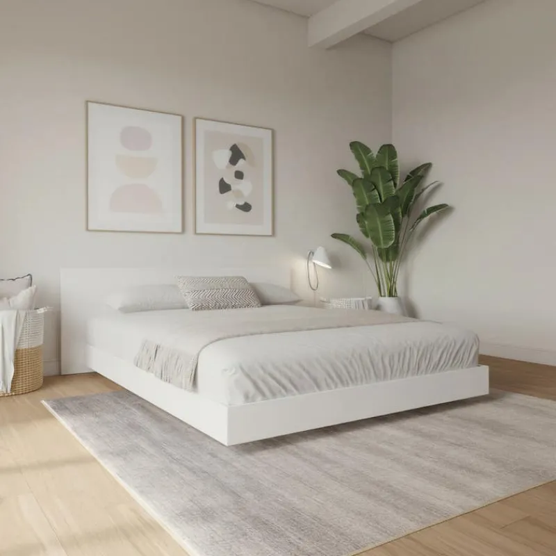 Nexera Full Platform Bed with Headboard (54") -
