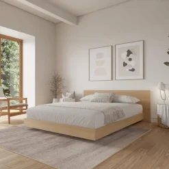Nexera Full Platform Bed with Headboard (54