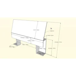 Nexera Full Size Panel Headboard, Ebony -
