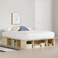 Meubles South Shore Full Storage Bed with Baskets (54") - South Shore