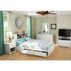Meubles South Shore Full/Queen Bookcase Headboard (54/60'') - South Shore