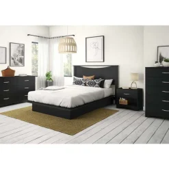 Meubles South Shore Full/Queen Platform Bed (54"/60'') - South Shore