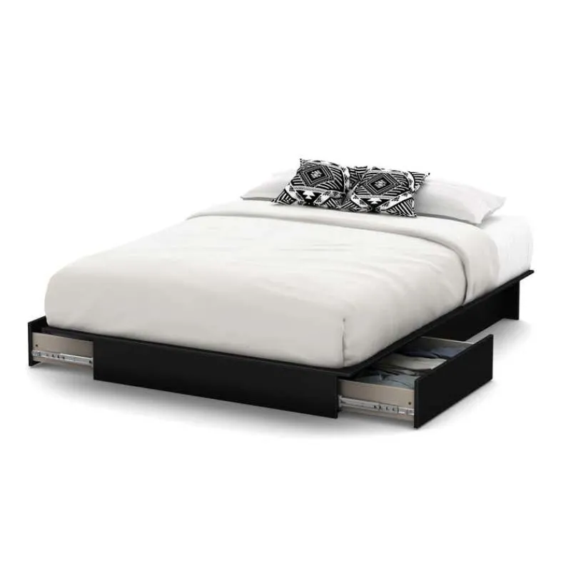 Meubles South Shore Full/Queen Platform Bed (54"/60'') - South Shore