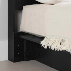 Meubles South Shore Full/Queen Platform Bed with Headboard (54"/60") - South Shore