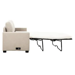 Full-Size Sleeper Sofa with USB Ports