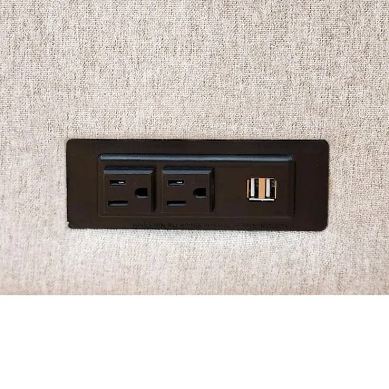 Full-Size Sleeper Sofa with USB Ports