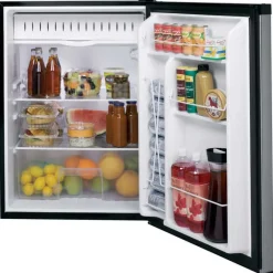 GE Appliances GE 5.6 Cu Ft 24 In Compact Refrigerator Compact - GCE06GSHSB