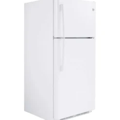 GE Appliances GE 18 Cu Ft 30 In Refrigerator Top Freezer - GTE18FTLKWW