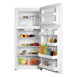 GE Appliances GE 18 Cu Ft 30 In Refrigerator Top Freezer - GTE18FTLKWW