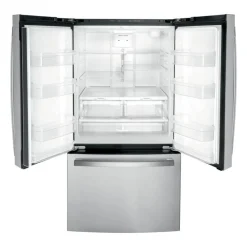 GE Appliances GE 21,9 Cu Ft 36 In Refrigerator Bottom Freezer, French door - GWE22JYMFS