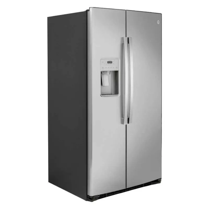 GE Appliances GE 25.1 Cu Ft 36 In Refrigerator Side by side - GSS25IYNFS