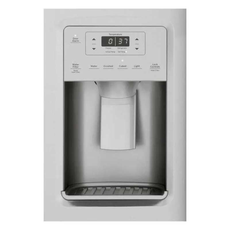 GE Appliances GE 25.1 Cu Ft 36 In Refrigerator Side by side - GSS25IYNFS