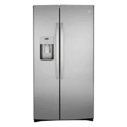 GE Appliances GE 25.1 Cu Ft 36 In Refrigerator Side by side - GSS25IYNFS