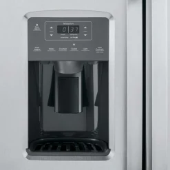 GE Appliances GE 23,2 Cu Ft 33 In Refrigerator Side by side - GSS23GYPFS
