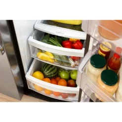 GE Appliances GE 23,2 Cu Ft 33 In Refrigerator Side by side - GSS23GYPFS