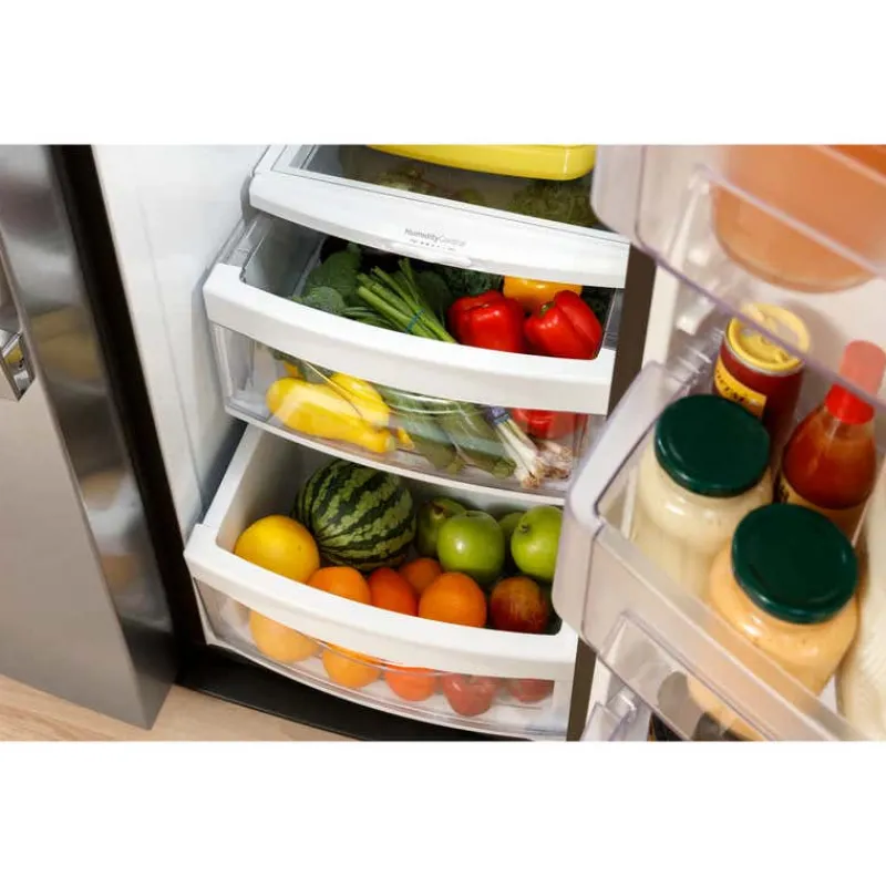 GE Appliances GE 23,2 Cu Ft 33 In Refrigerator Side by side - GSS23GYPFS